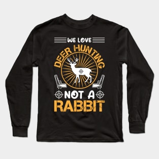 Deer Hunting T - Shirt Design Long Sleeve T-Shirt